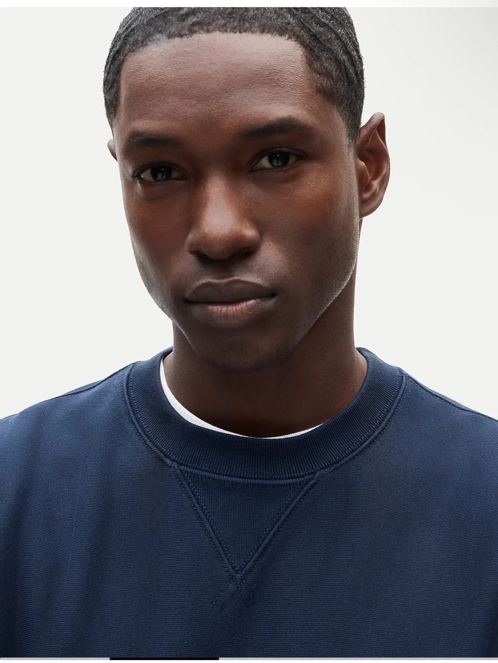 J. Crew Heritage 14 oz. fleece sweatshirt - Navy